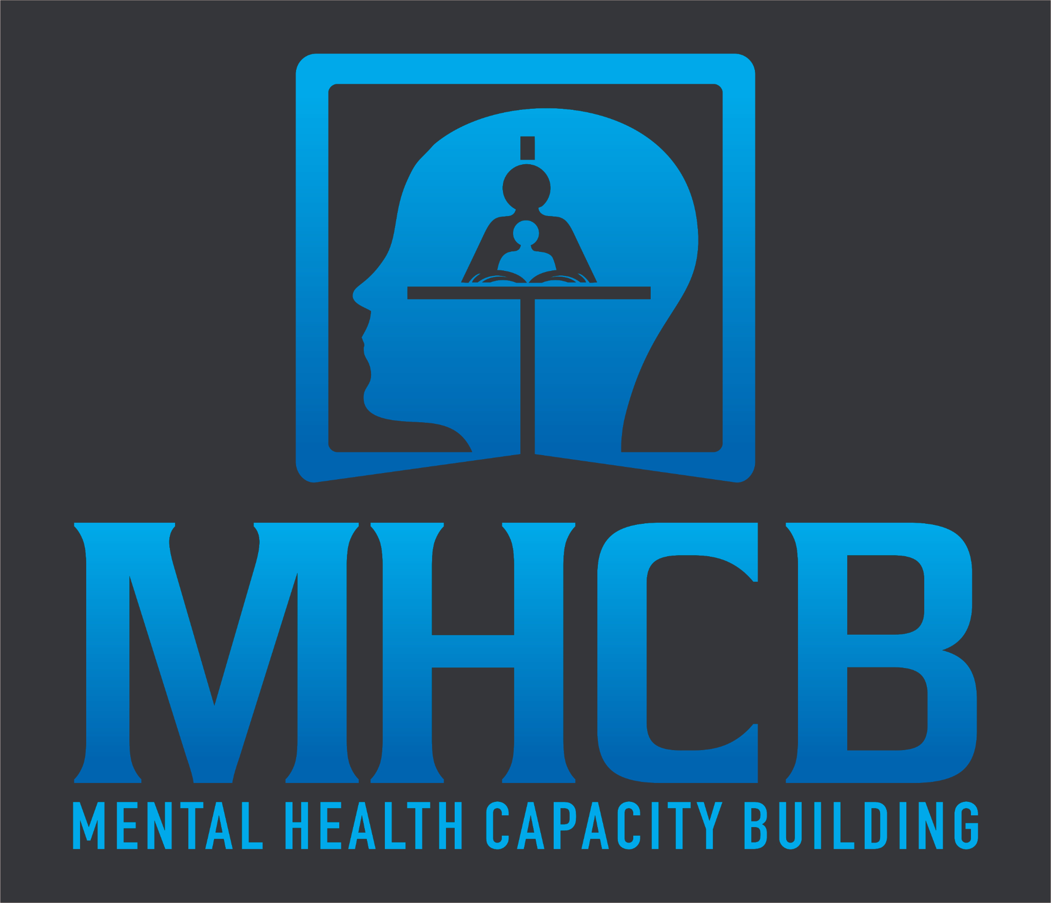 Mental Health Capacity Building logo Logo Black Background